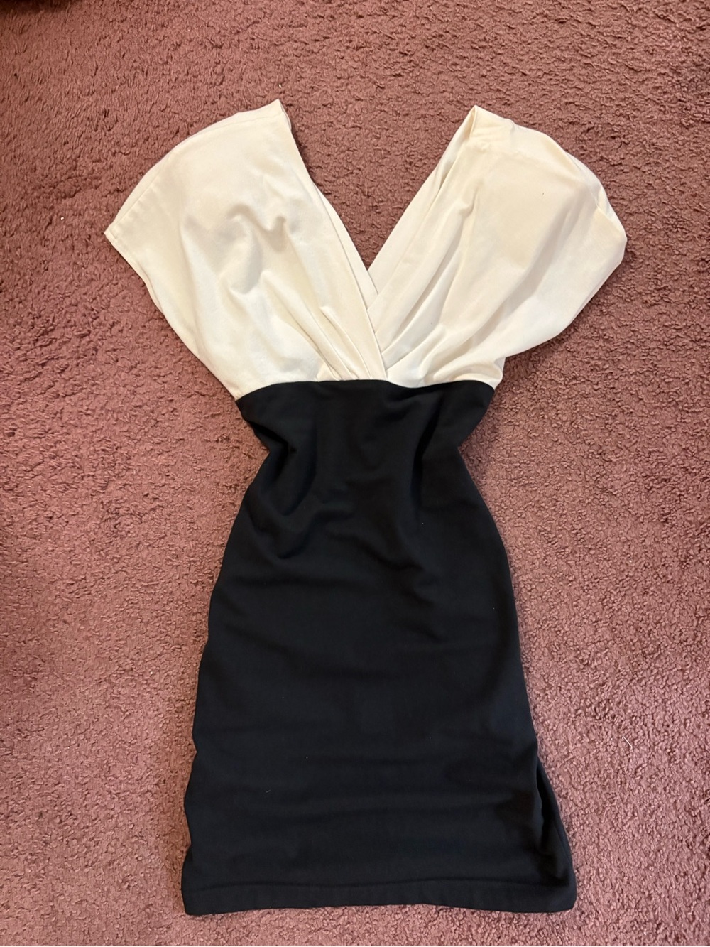 Vintage black & white dress size adult small